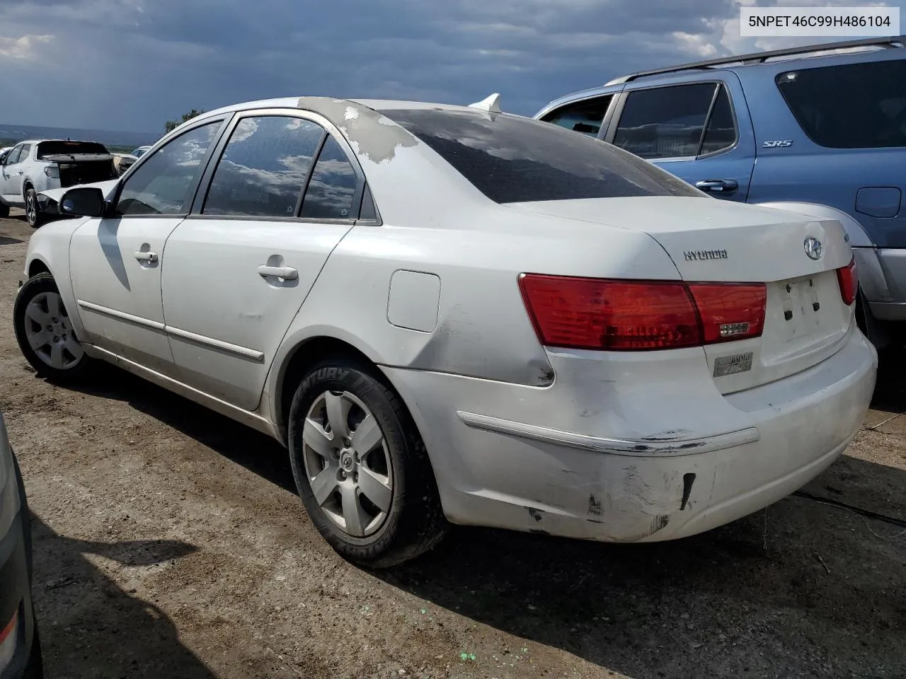 2009 Hyundai Sonata Gls VIN: 5NPET46C99H486104 Lot: 66553134