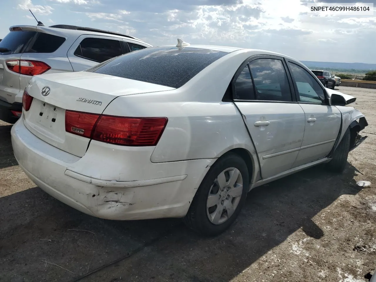 2009 Hyundai Sonata Gls VIN: 5NPET46C99H486104 Lot: 66553134