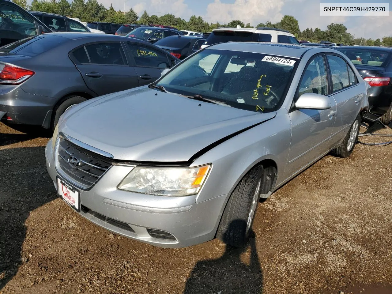 2009 Hyundai Sonata Gls VIN: 5NPET46C39H429770 Lot: 66964724