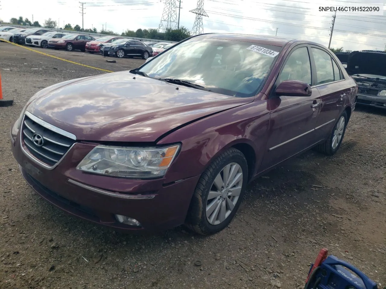 2009 Hyundai Sonata Se VIN: 5NPEU46C19H522090 Lot: 67461034