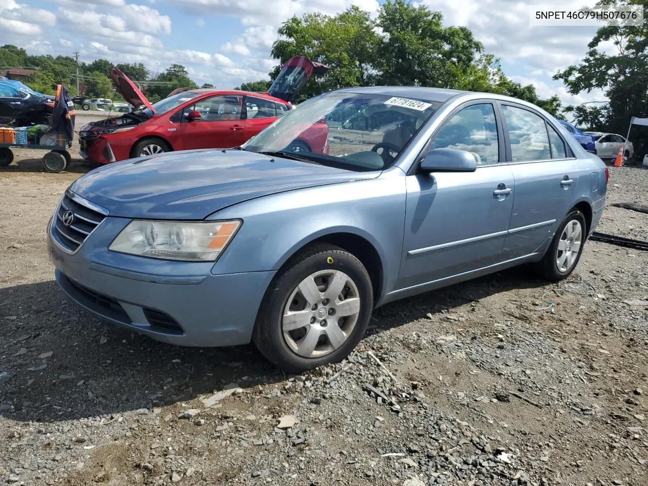 2009 Hyundai Sonata Gls VIN: 5NPET46C79H507676 Lot: 67781624