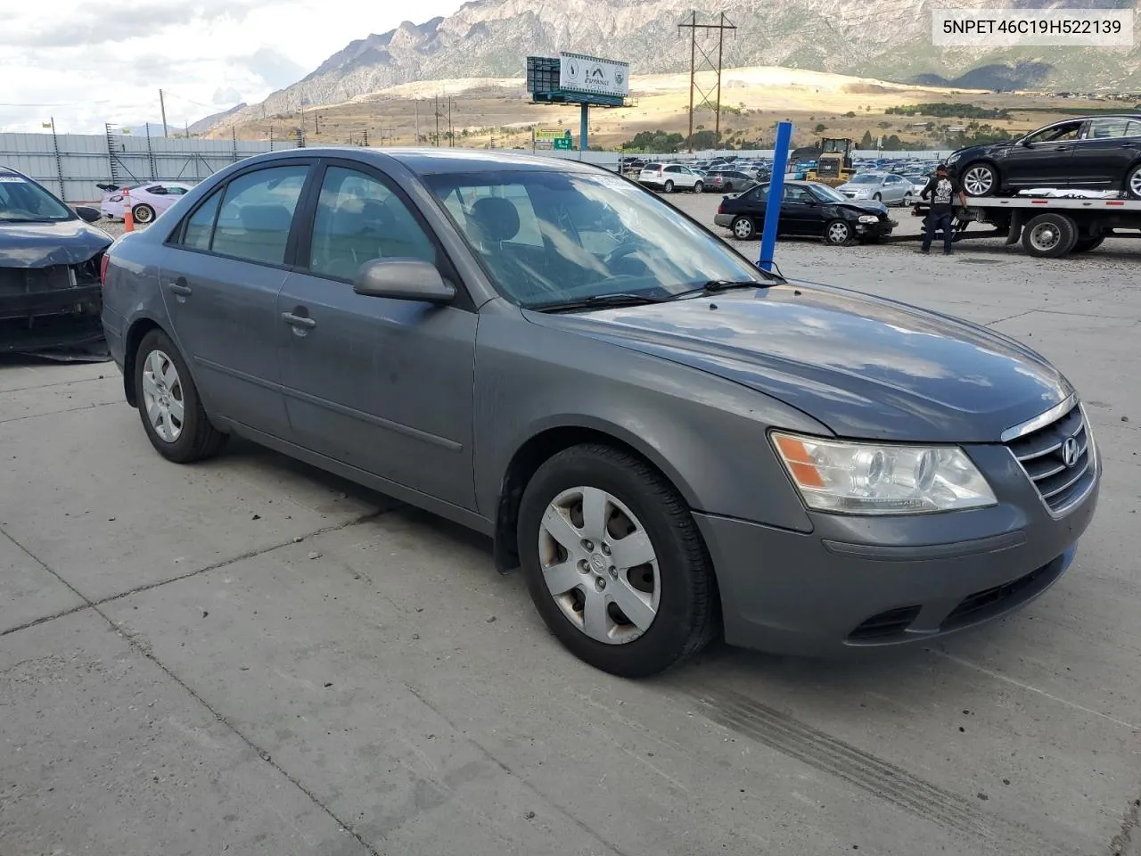 5NPET46C19H522139 2009 Hyundai Sonata Gls