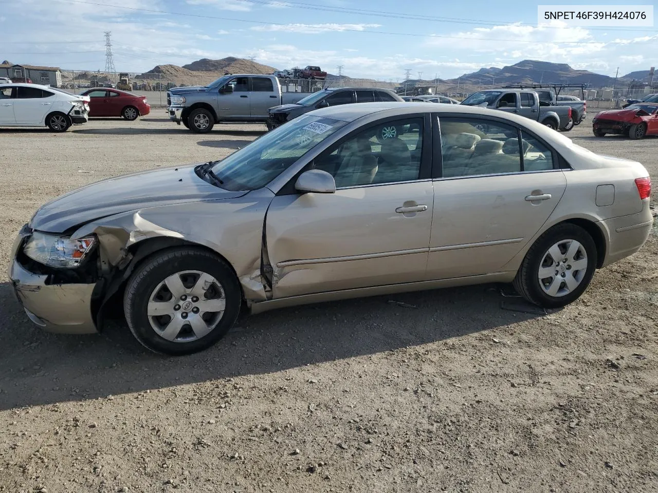 2009 Hyundai Sonata Gls VIN: 5NPET46F39H424076 Lot: 69985974