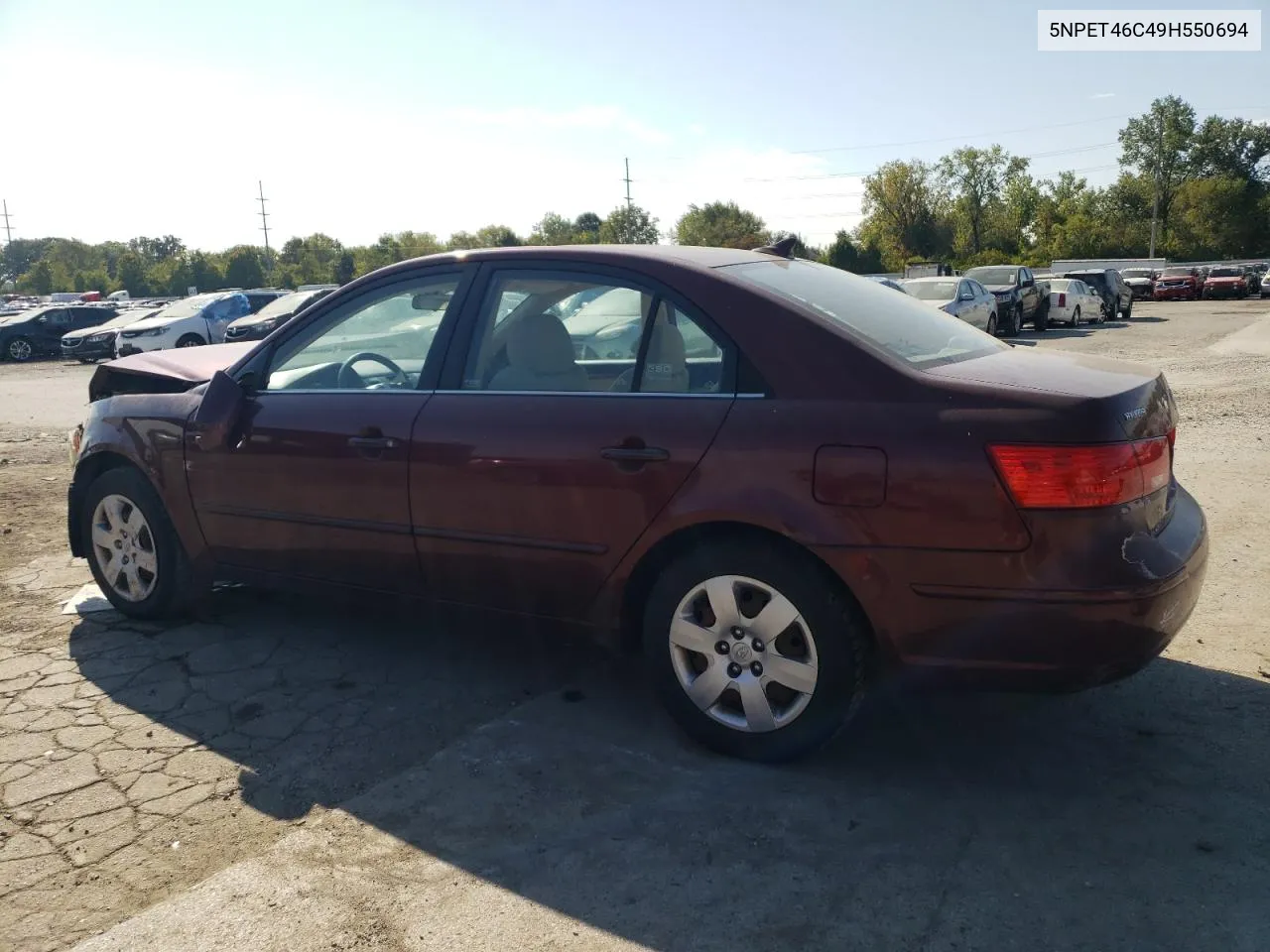 2009 Hyundai Sonata Gls VIN: 5NPET46C49H550694 Lot: 72471094