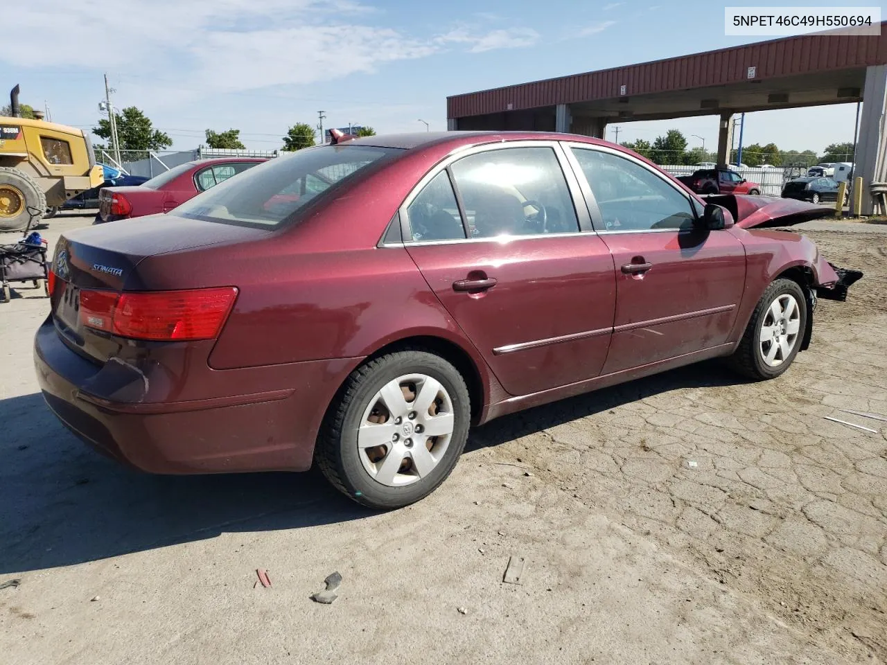 2009 Hyundai Sonata Gls VIN: 5NPET46C49H550694 Lot: 72471094