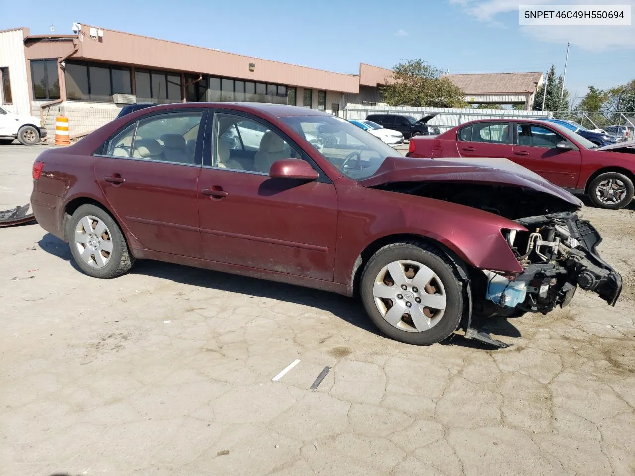 2009 Hyundai Sonata Gls VIN: 5NPET46C49H550694 Lot: 72471094