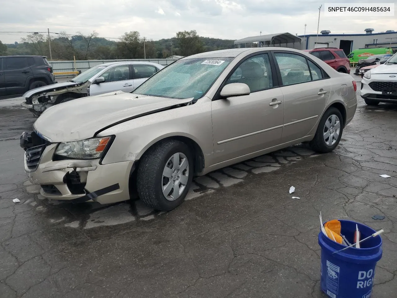 2009 Hyundai Sonata Gls VIN: 5NPET46C09H485634 Lot: 72520364