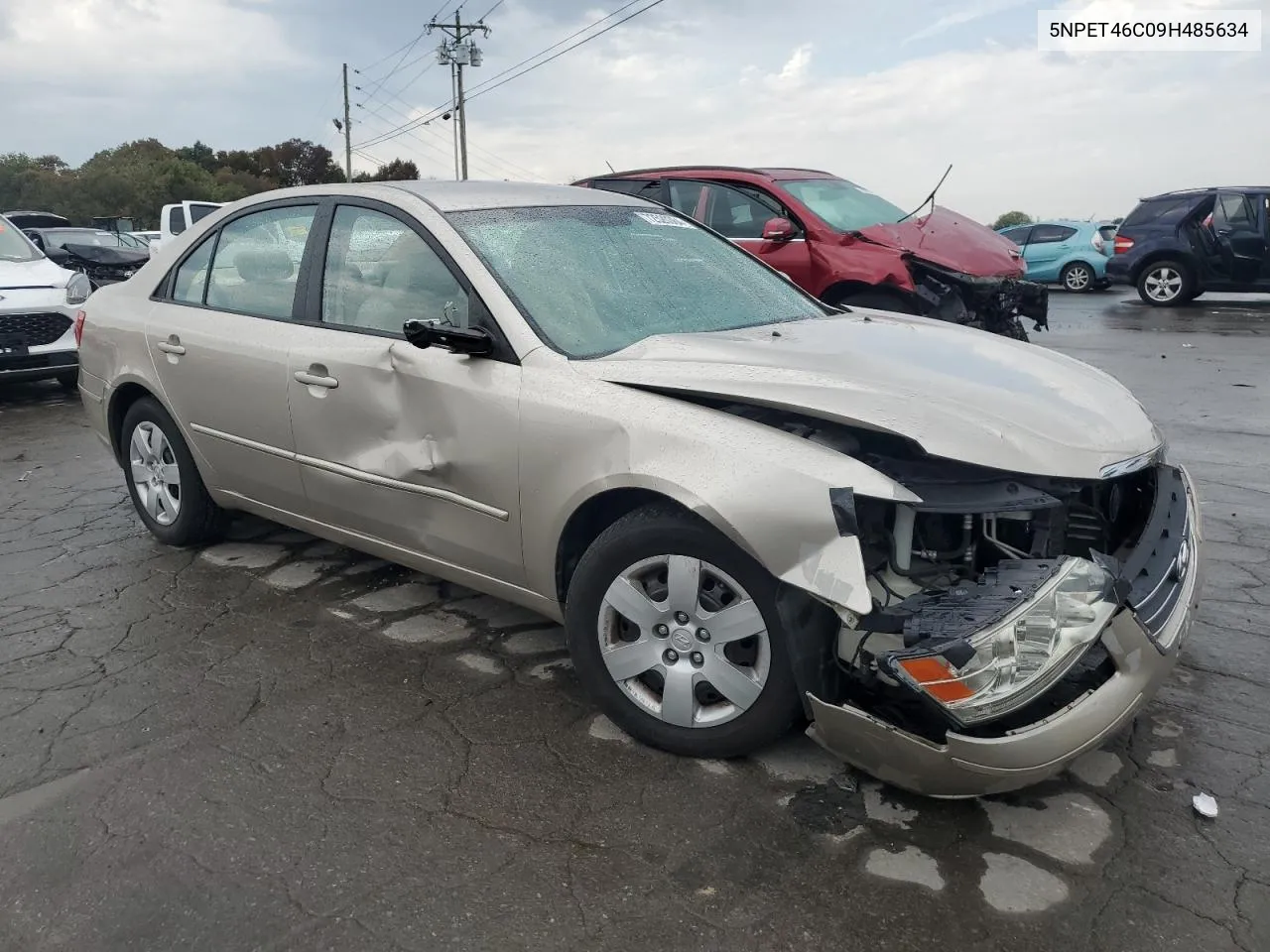 2009 Hyundai Sonata Gls VIN: 5NPET46C09H485634 Lot: 72520364