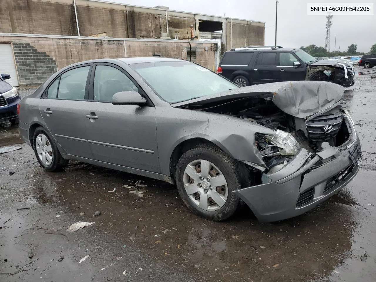 2009 Hyundai Sonata Gls VIN: 5NPET46C09H542205 Lot: 72608814