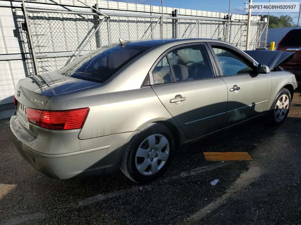 2009 Hyundai Sonata Gls VIN: 5NPET46C89H520937 Lot: 72907704