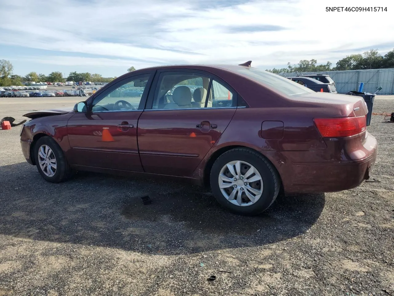 2009 Hyundai Sonata Gls VIN: 5NPET46C09H415714 Lot: 73824744