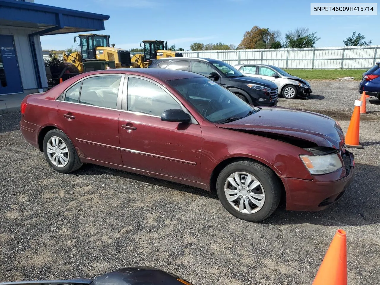 2009 Hyundai Sonata Gls VIN: 5NPET46C09H415714 Lot: 73824744