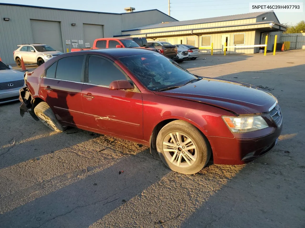 2009 Hyundai Sonata Gls VIN: 5NPET46C39H497793 Lot: 74394424