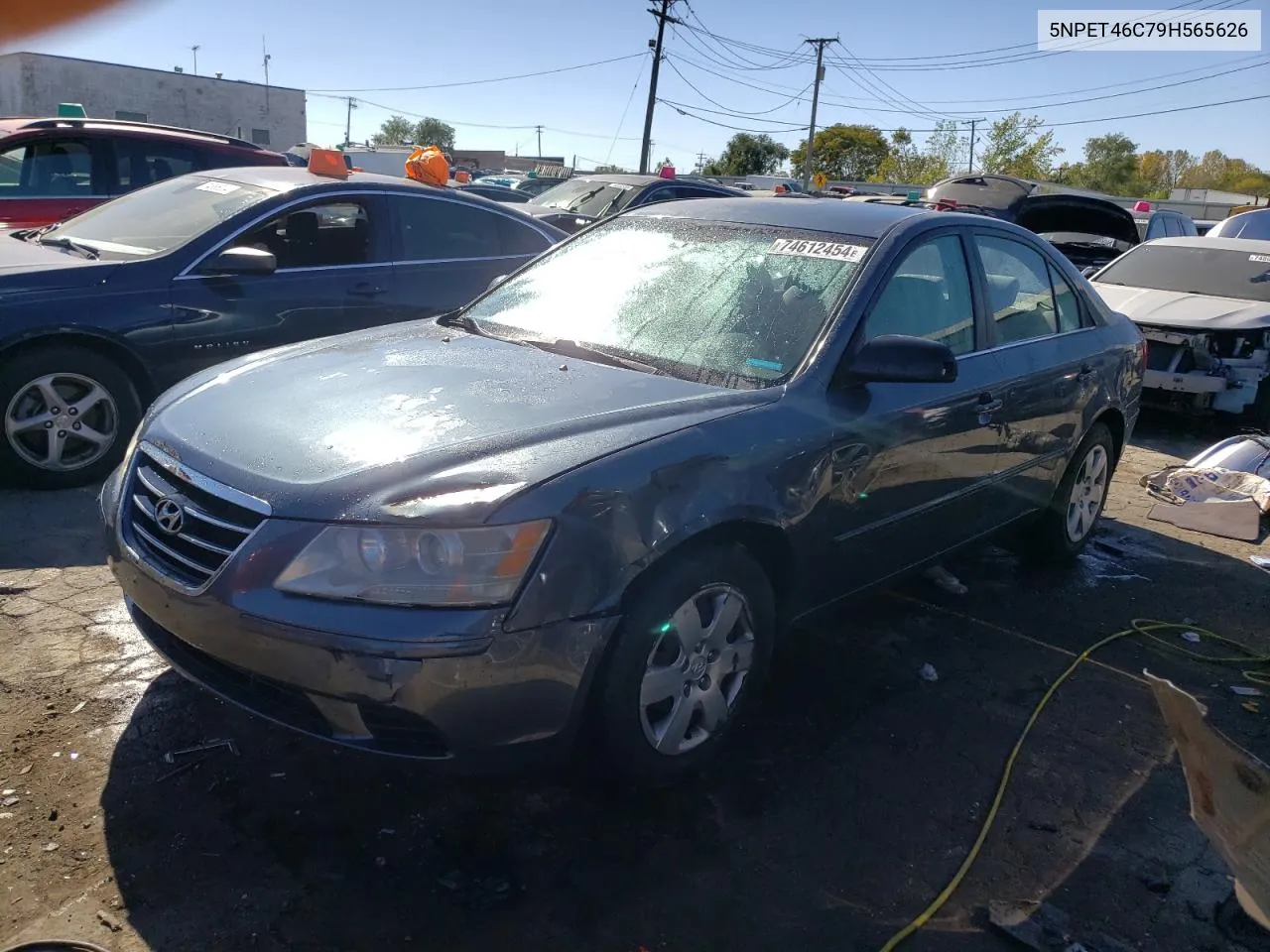 2009 Hyundai Sonata Gls VIN: 5NPET46C79H565626 Lot: 74612454