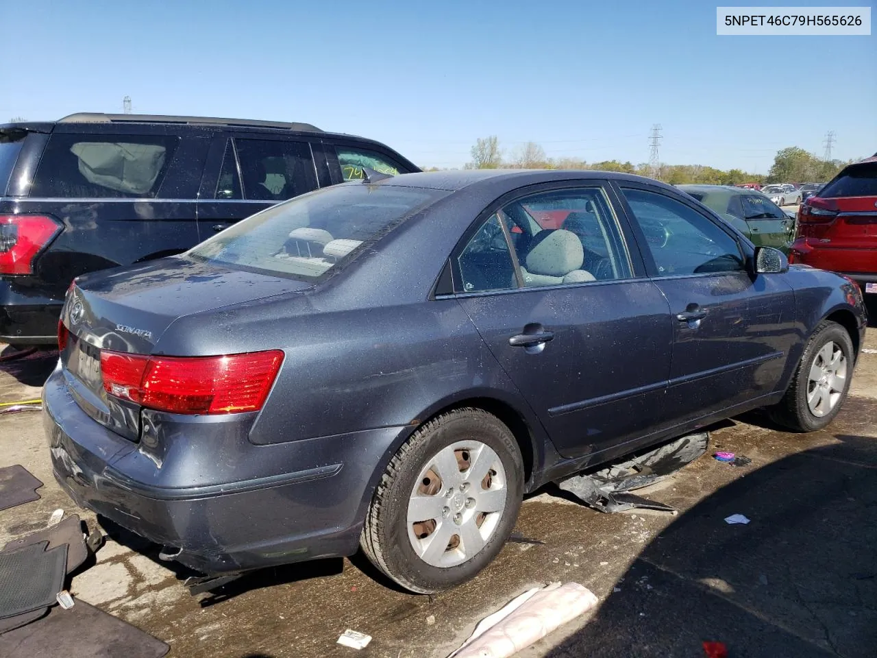 2009 Hyundai Sonata Gls VIN: 5NPET46C79H565626 Lot: 74612454