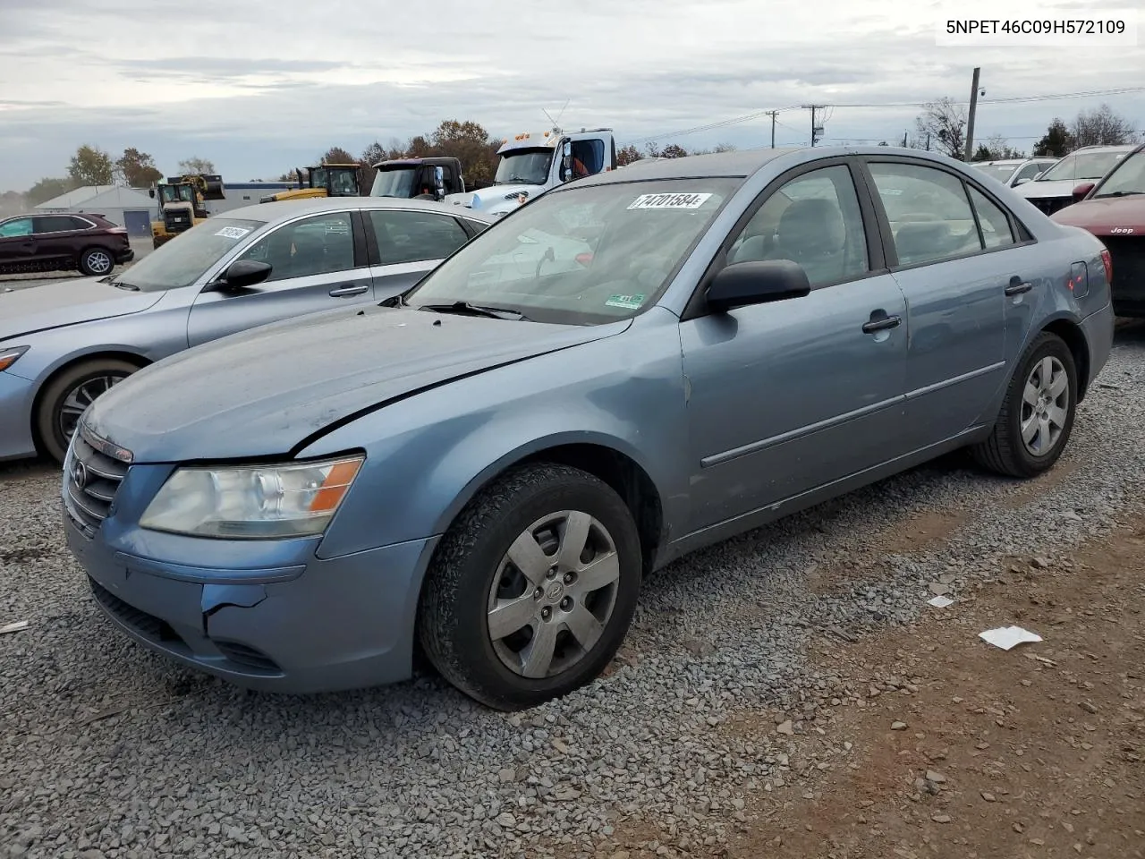 2009 Hyundai Sonata Gls VIN: 5NPET46C09H572109 Lot: 74701584