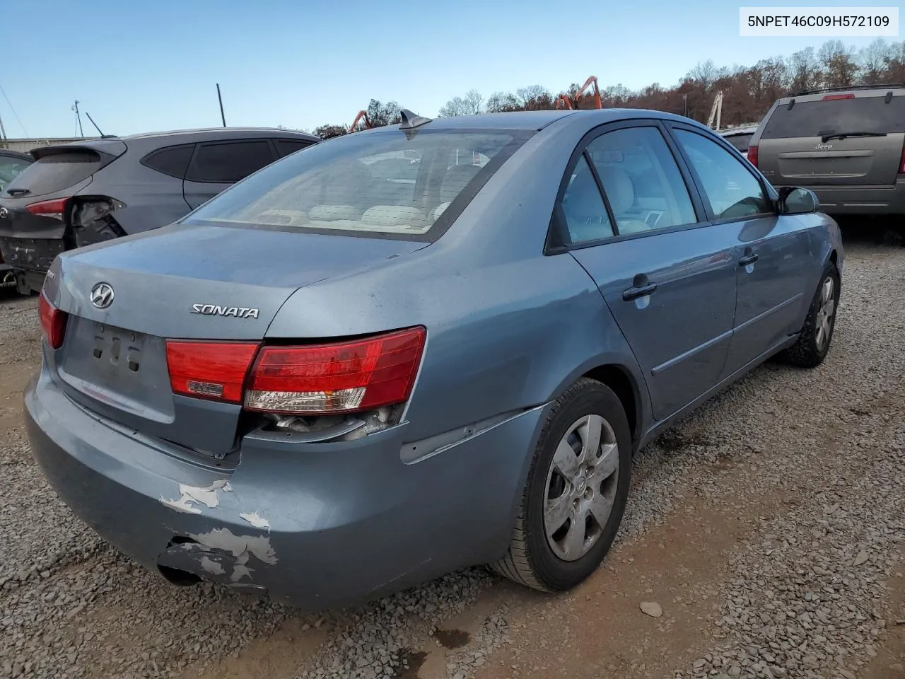 2009 Hyundai Sonata Gls VIN: 5NPET46C09H572109 Lot: 74701584