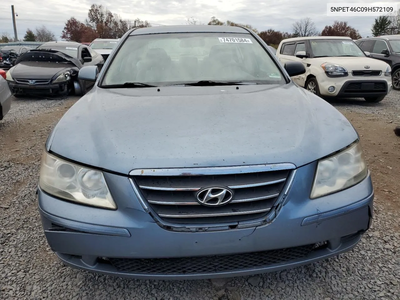 2009 Hyundai Sonata Gls VIN: 5NPET46C09H572109 Lot: 74701584