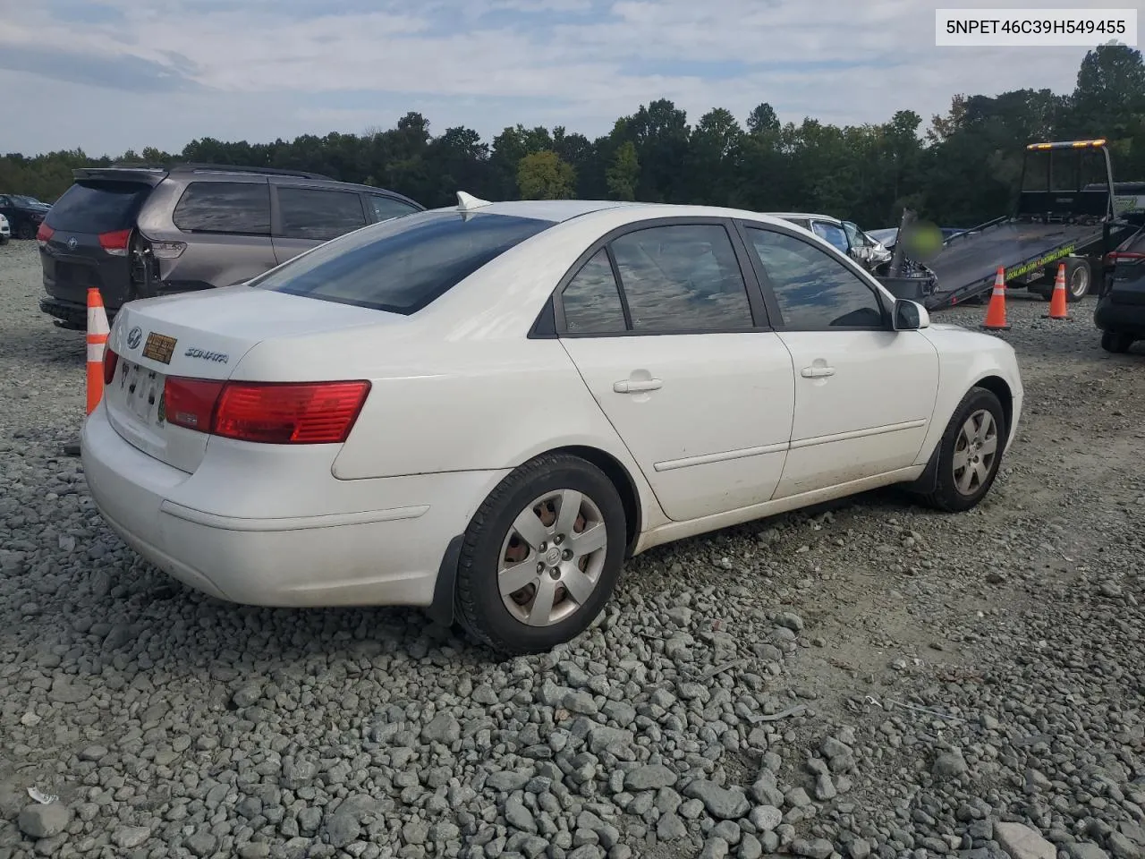 2009 Hyundai Sonata Gls VIN: 5NPET46C39H549455 Lot: 74754644