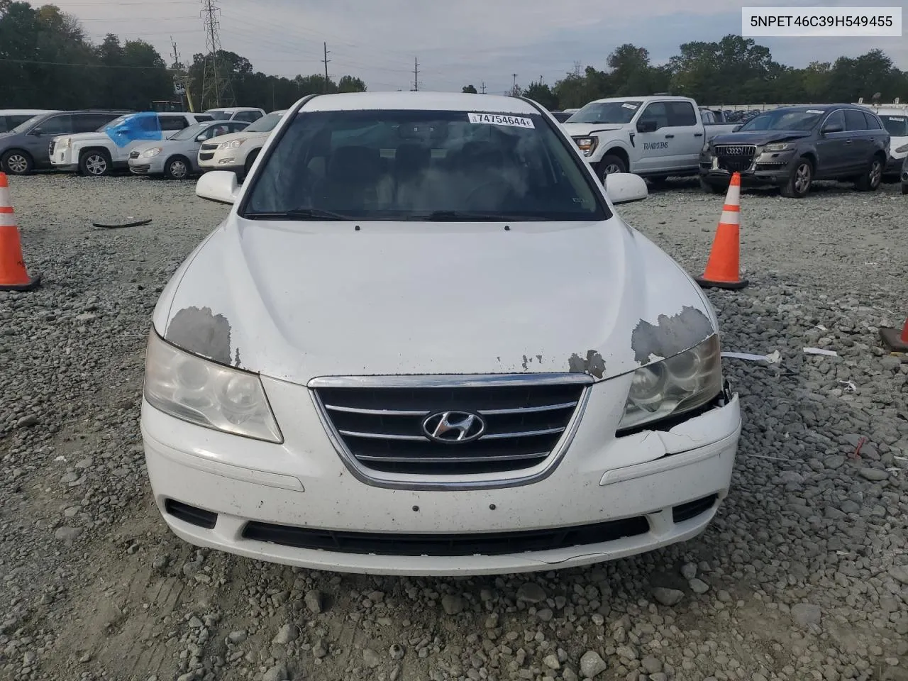 2009 Hyundai Sonata Gls VIN: 5NPET46C39H549455 Lot: 74754644