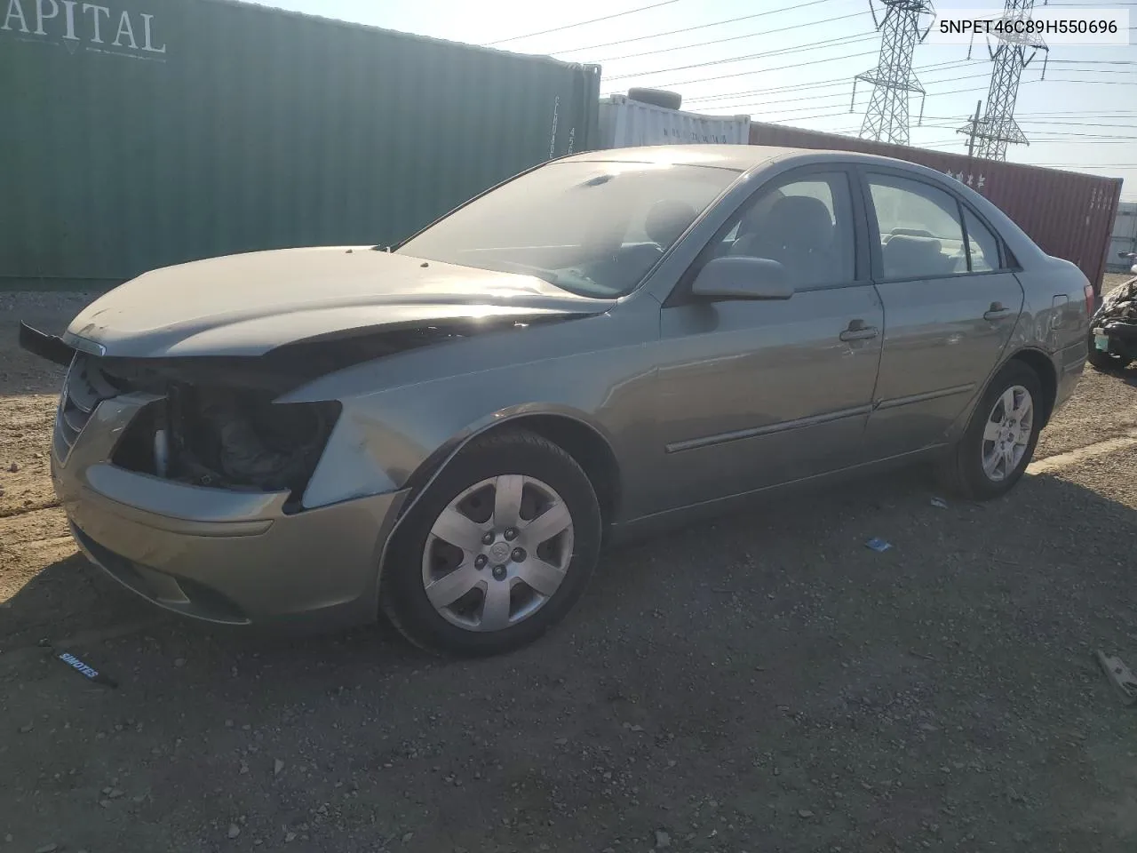 2009 Hyundai Sonata Gls VIN: 5NPET46C89H550696 Lot: 74948974