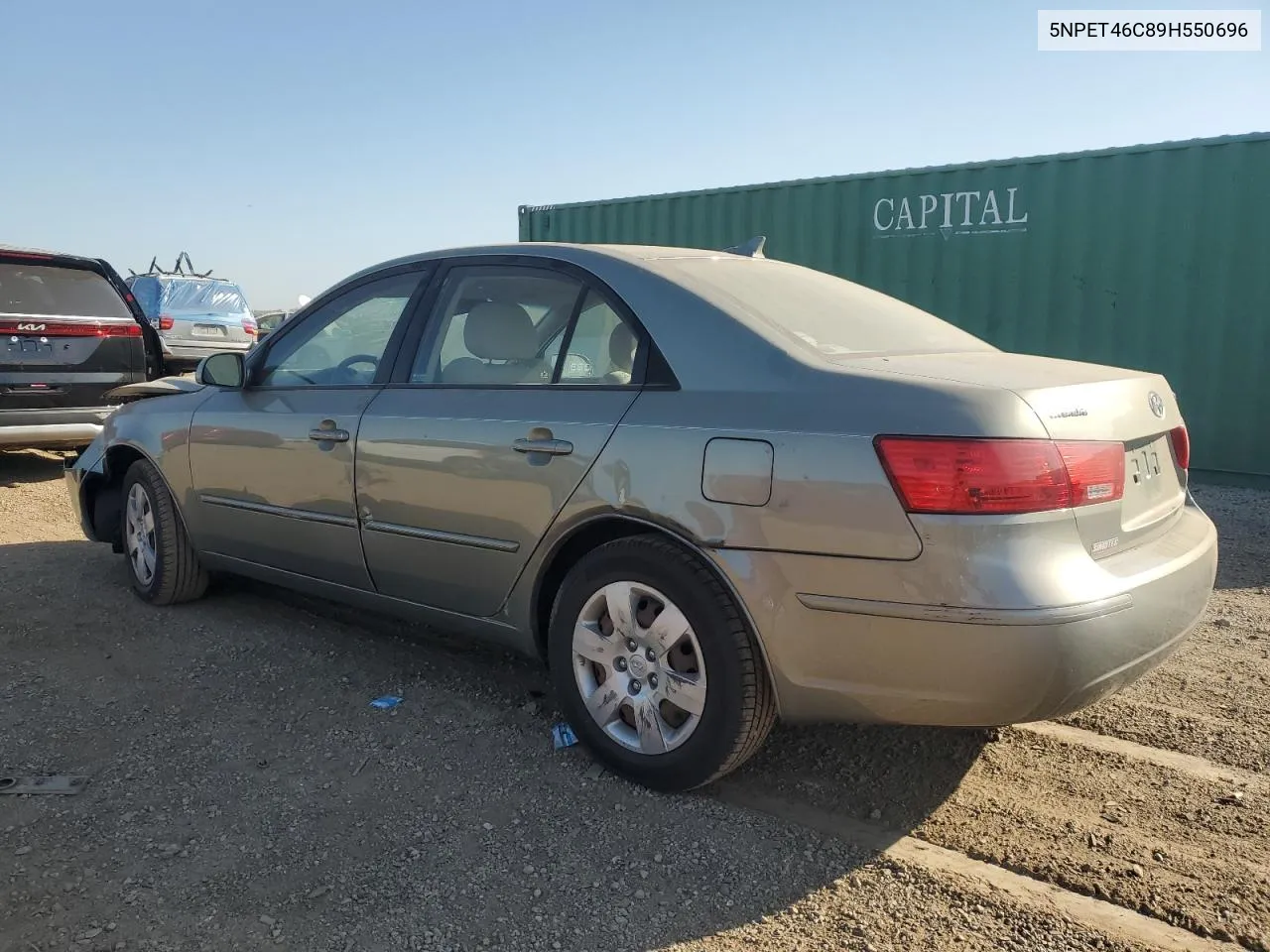 2009 Hyundai Sonata Gls VIN: 5NPET46C89H550696 Lot: 74948974