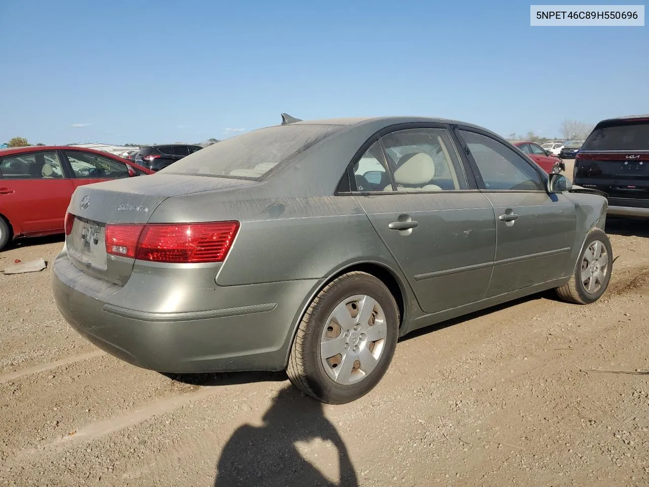 2009 Hyundai Sonata Gls VIN: 5NPET46C89H550696 Lot: 74948974