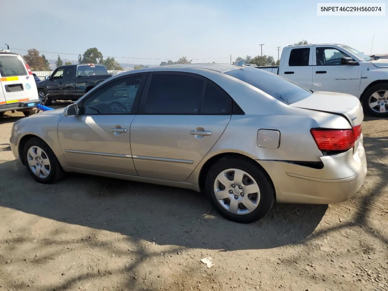 2009 Hyundai Sonata Gls VIN: 5NPET46C29H560074 Lot: 75315354