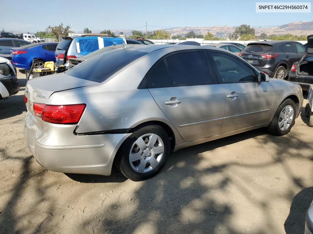 2009 Hyundai Sonata Gls VIN: 5NPET46C29H560074 Lot: 75315354