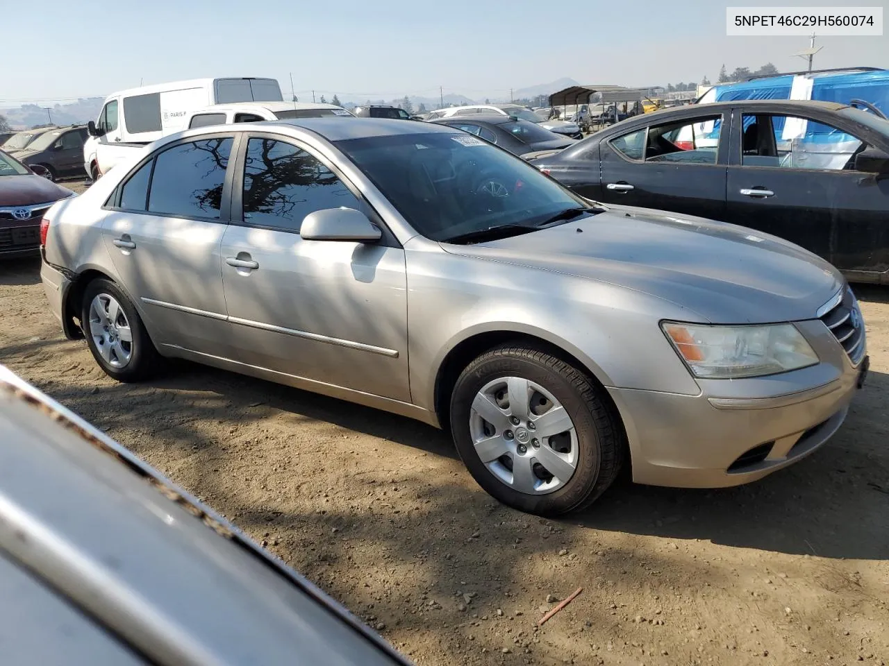 2009 Hyundai Sonata Gls VIN: 5NPET46C29H560074 Lot: 75315354