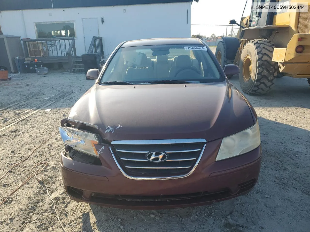 2009 Hyundai Sonata Gls VIN: 5NPET46C59H502444 Lot: 75484824