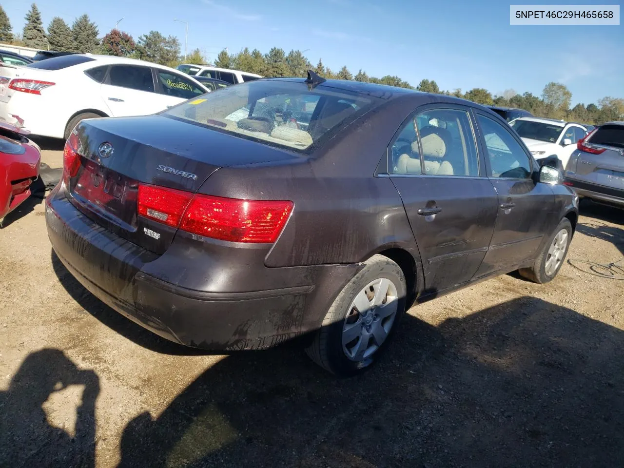 2009 Hyundai Sonata Gls VIN: 5NPET46C29H465658 Lot: 75738314