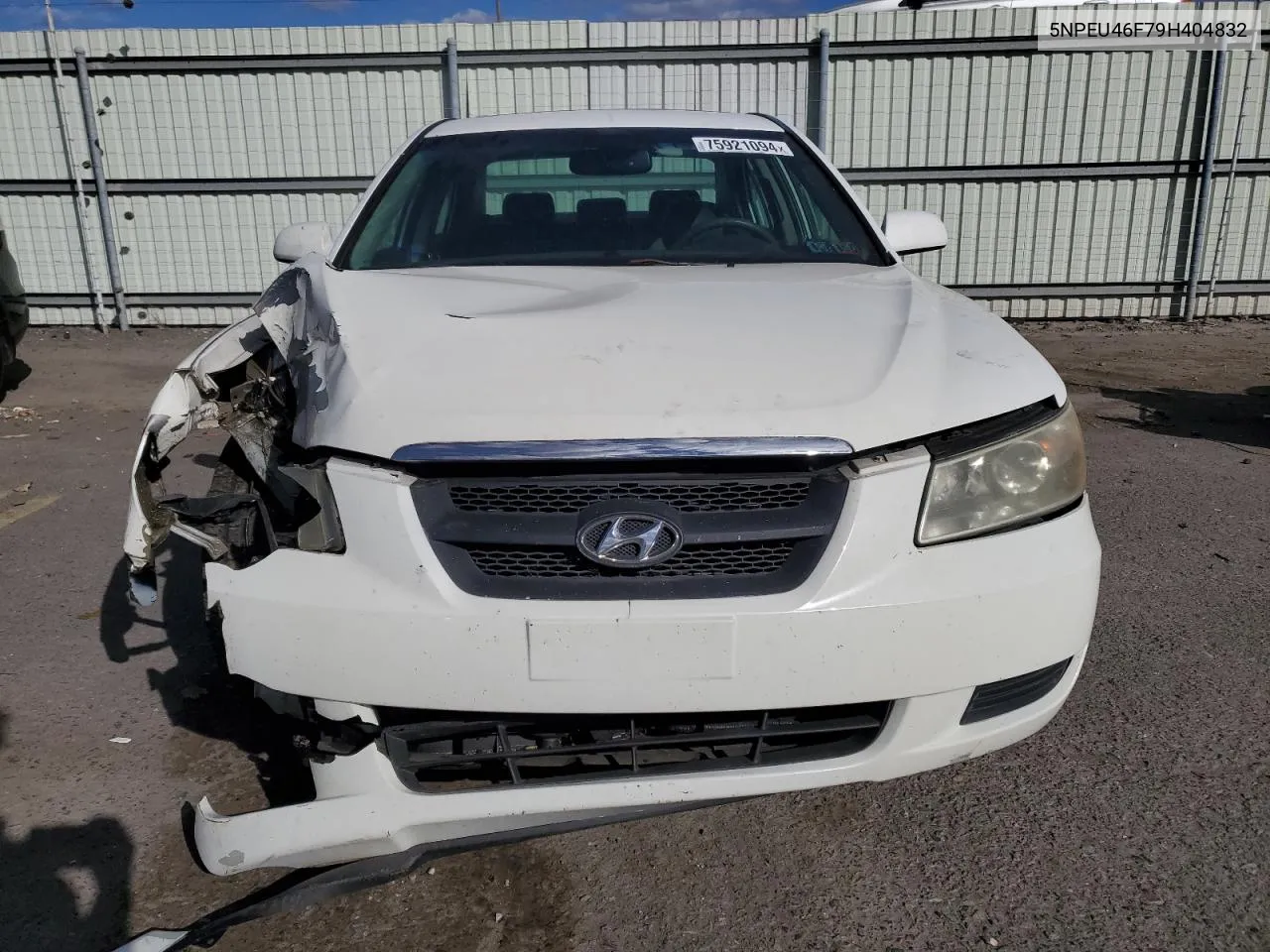 2009 Hyundai Sonata Se VIN: 5NPEU46F79H404832 Lot: 75921094