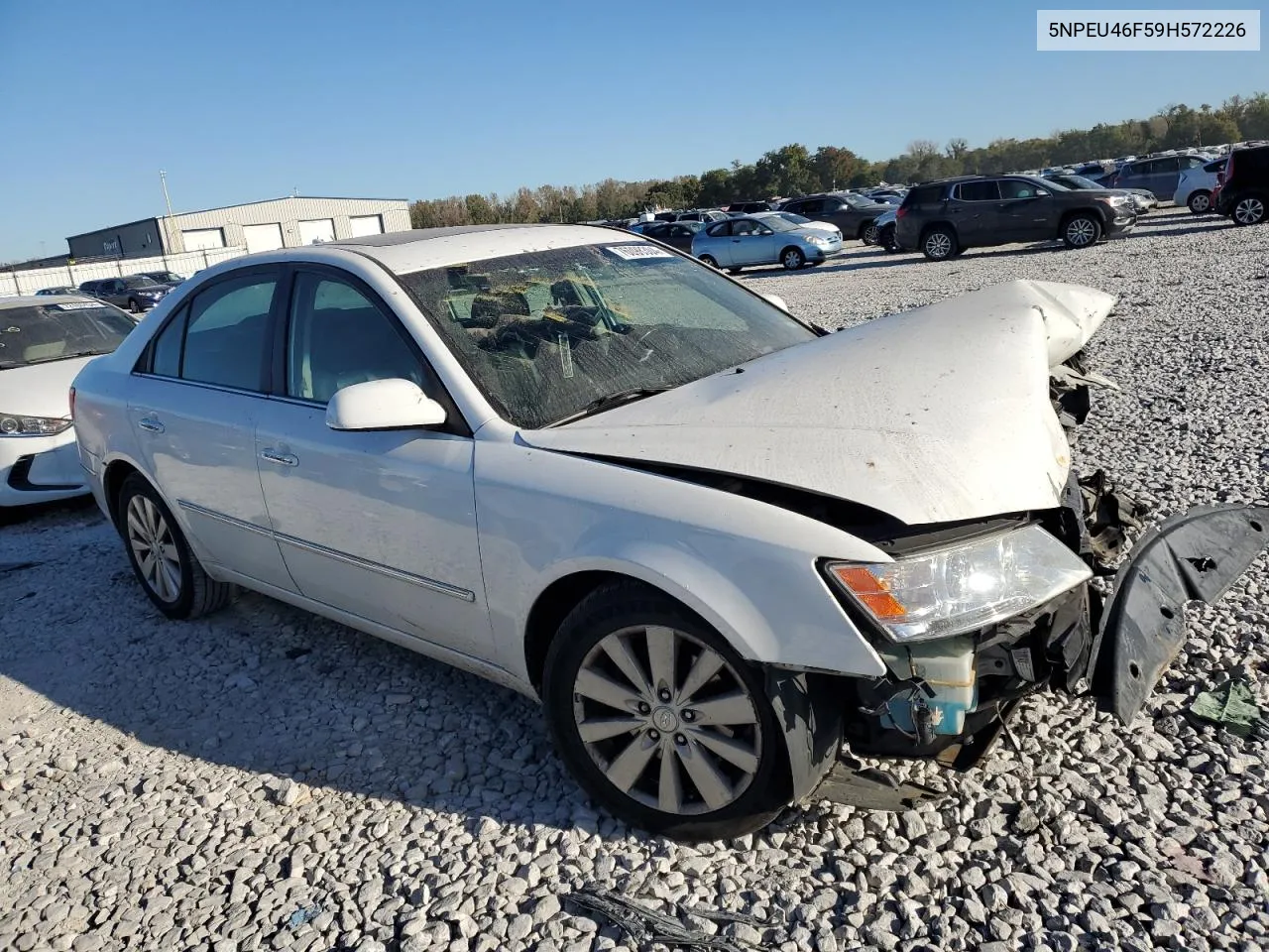 2009 Hyundai Sonata Se VIN: 5NPEU46F59H572226 Lot: 76098304