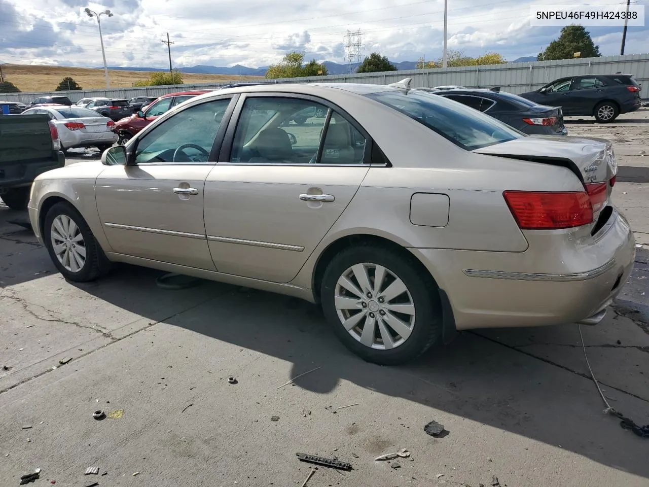 2009 Hyundai Sonata Se VIN: 5NPEU46F49H424388 Lot: 76139394