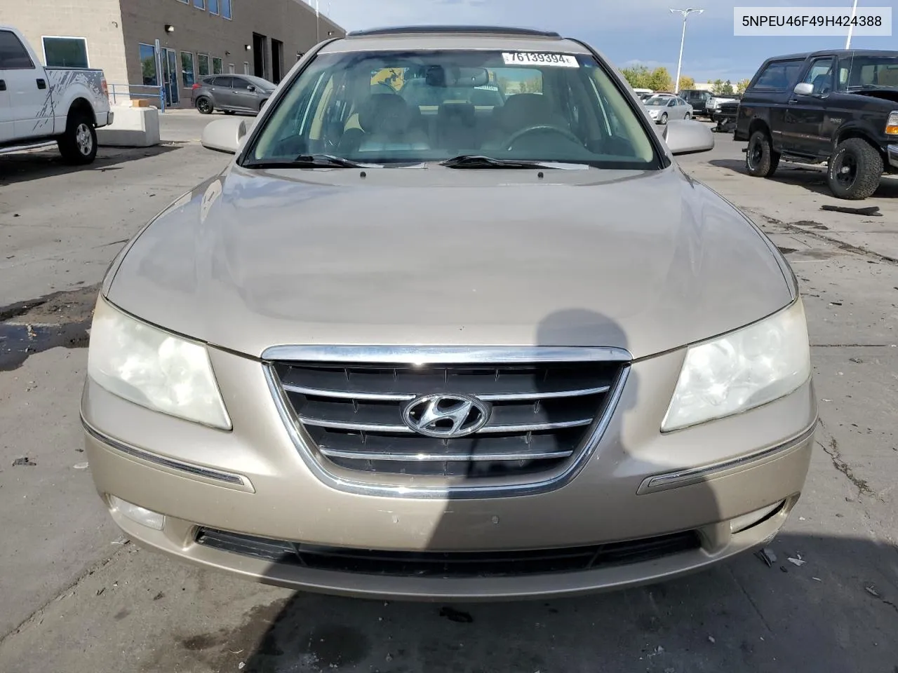 2009 Hyundai Sonata Se VIN: 5NPEU46F49H424388 Lot: 76139394