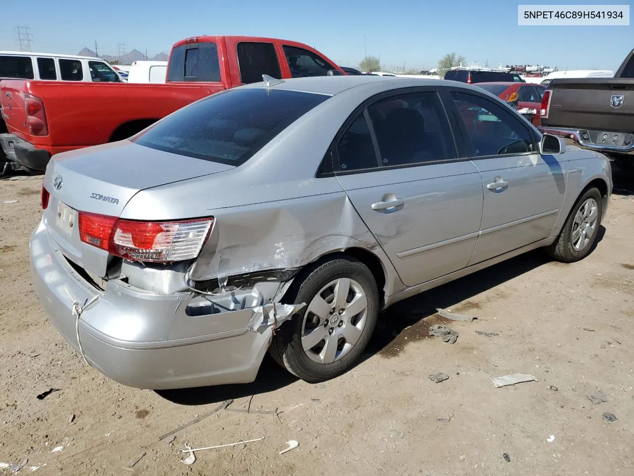 2009 Hyundai Sonata Gls VIN: 5NPET46C89H541934 Lot: 76380324