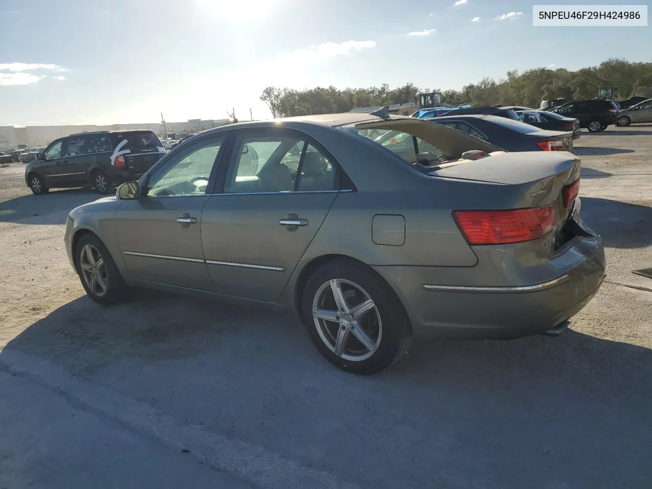 2009 Hyundai Sonata Se VIN: 5NPEU46F29H424986 Lot: 76459074