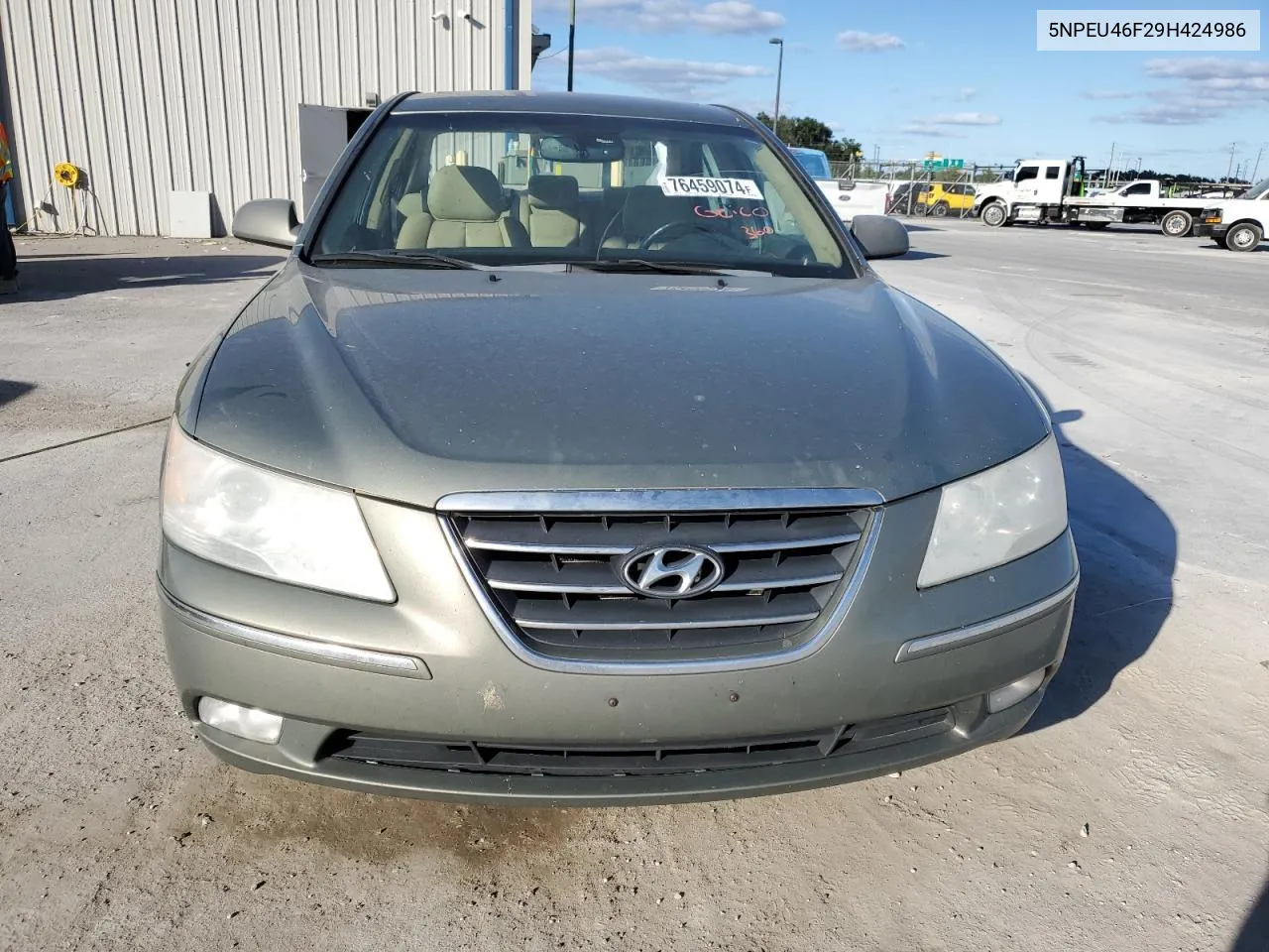 5NPEU46F29H424986 2009 Hyundai Sonata Se