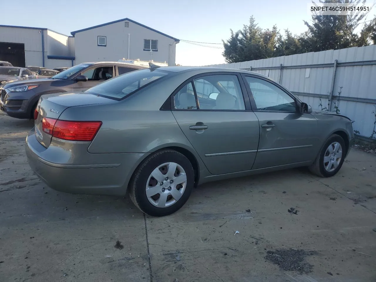 2009 Hyundai Sonata Gls VIN: 5NPET46C59H514951 Lot: 76602104