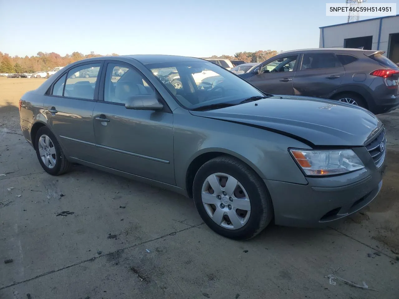 2009 Hyundai Sonata Gls VIN: 5NPET46C59H514951 Lot: 76602104