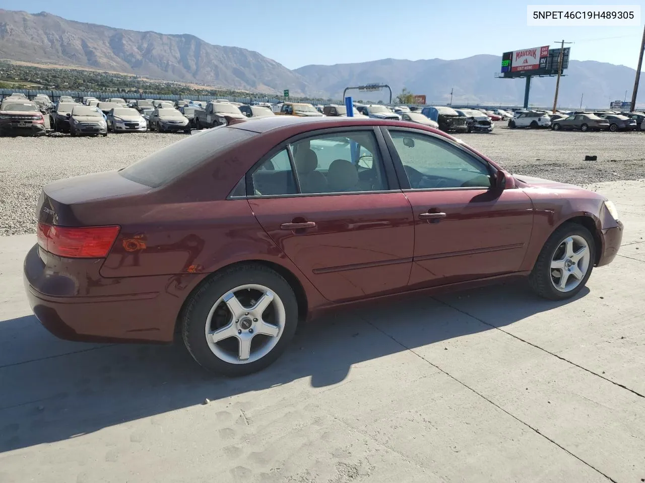 2009 Hyundai Sonata Gls VIN: 5NPET46C19H489305 Lot: 76605604