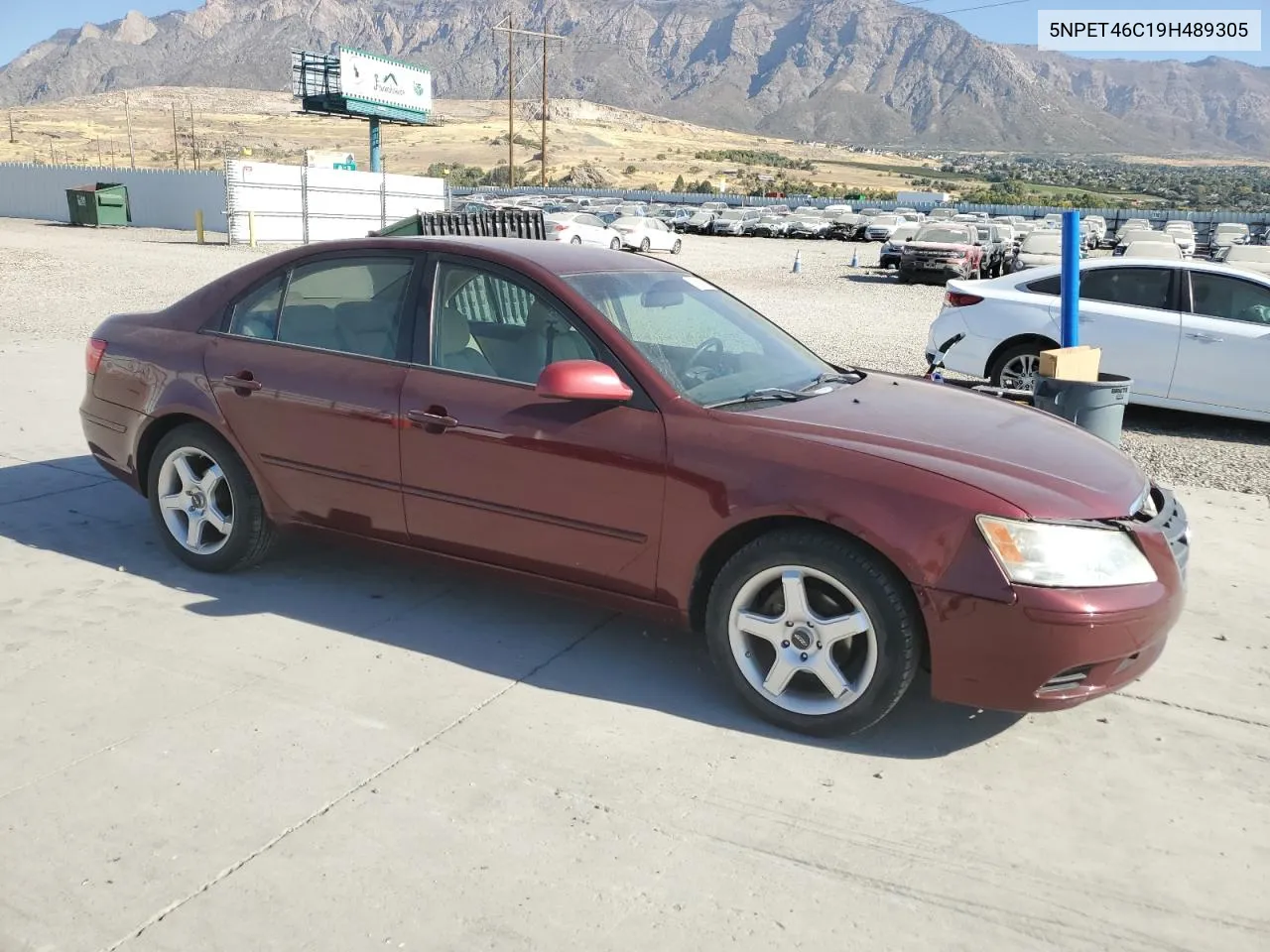 2009 Hyundai Sonata Gls VIN: 5NPET46C19H489305 Lot: 76605604