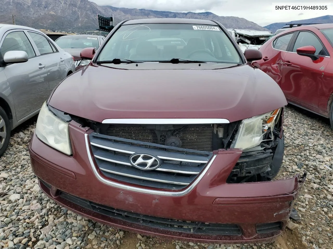 2009 Hyundai Sonata Gls VIN: 5NPET46C19H489305 Lot: 76605604