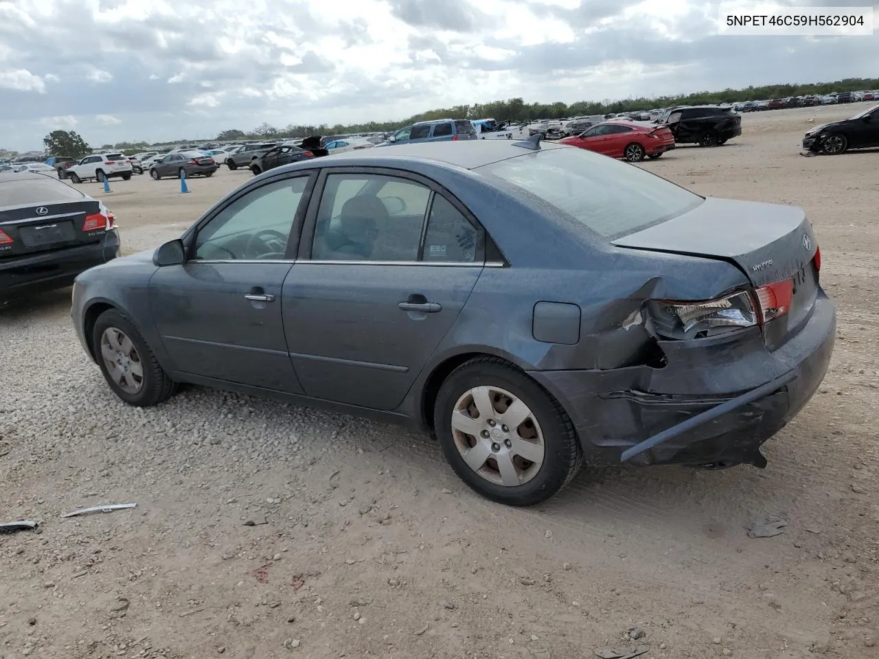 2009 Hyundai Sonata Gls VIN: 5NPET46C59H562904 Lot: 76958464