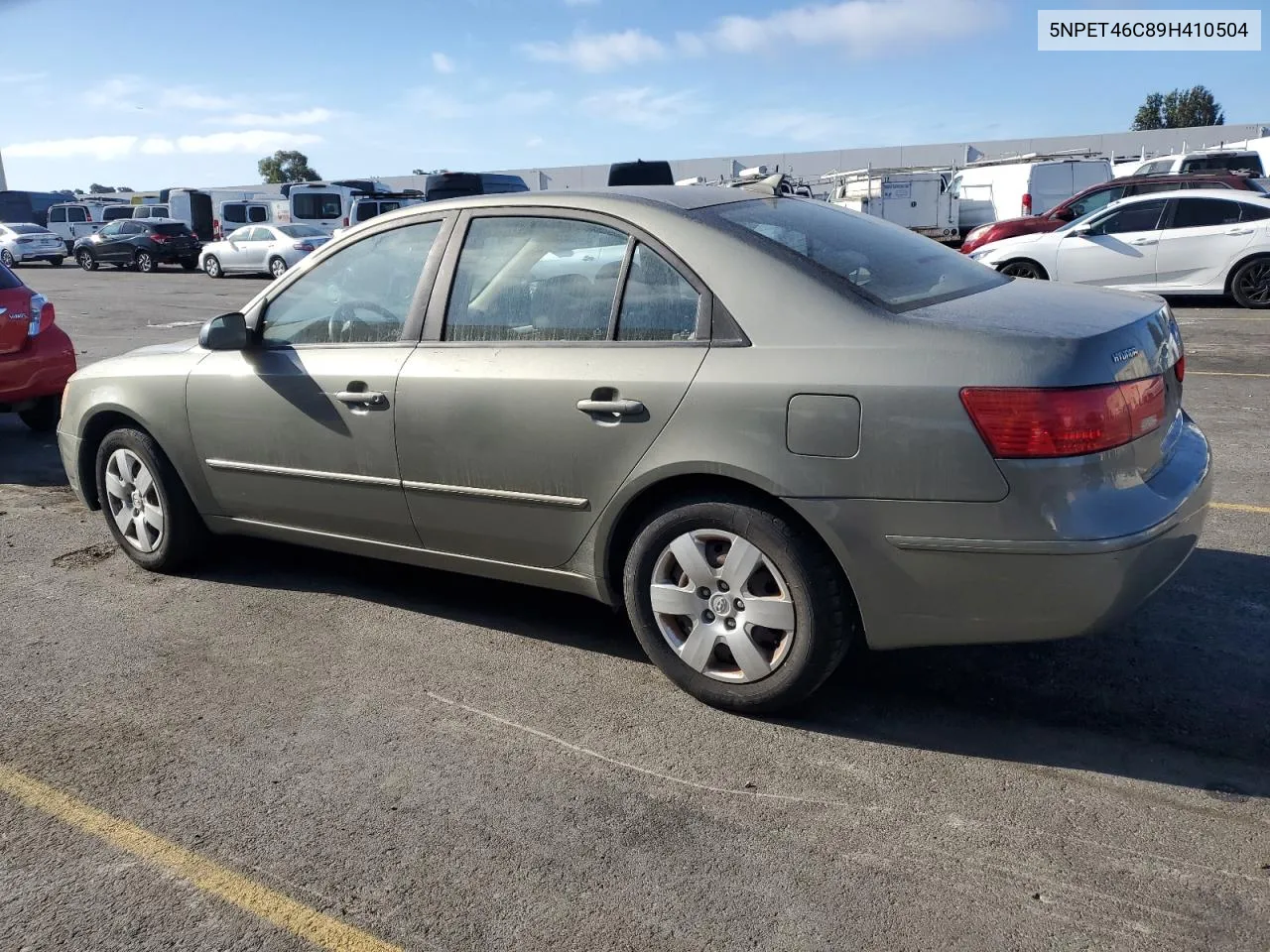 2009 Hyundai Sonata Gls VIN: 5NPET46C89H410504 Lot: 77135504