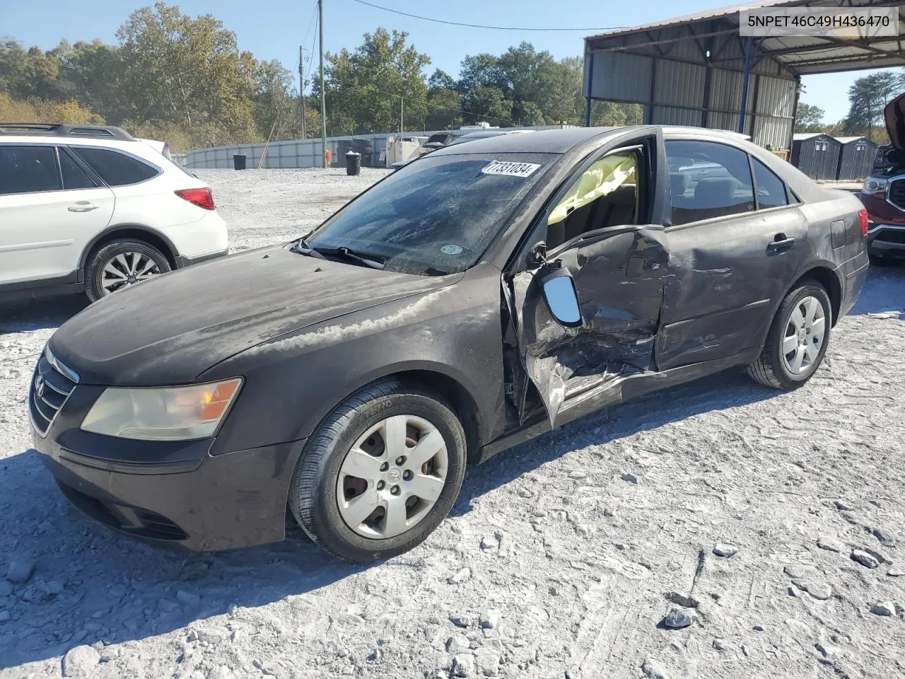 2009 Hyundai Sonata Gls VIN: 5NPET46C49H436470 Lot: 77331034