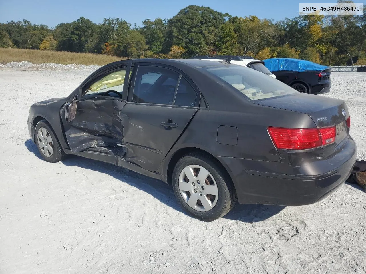 2009 Hyundai Sonata Gls VIN: 5NPET46C49H436470 Lot: 77331034