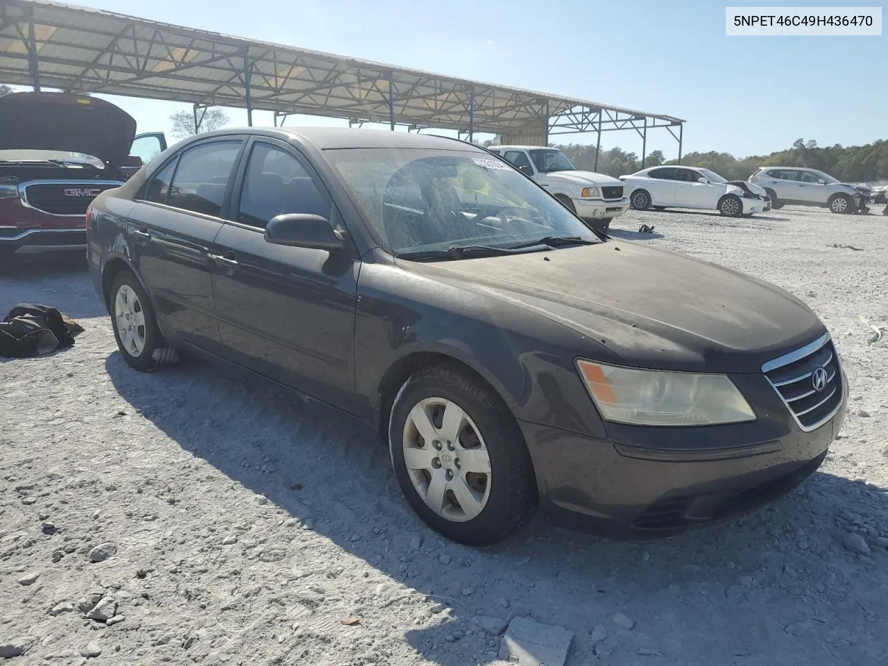 2009 Hyundai Sonata Gls VIN: 5NPET46C49H436470 Lot: 77331034