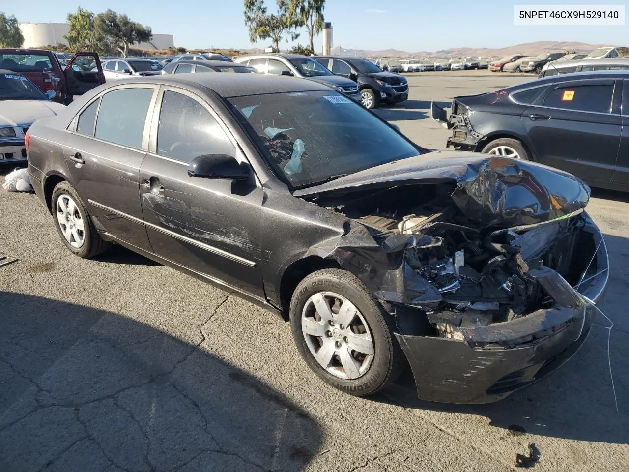 2009 Hyundai Sonata Gls VIN: 5NPET46CX9H529140 Lot: 77581494